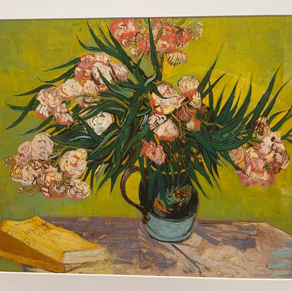 Vincent Van Gogh Oleanders Framed Print 15x12 Bouquet Flowers Floral Wall Art - Picture 3 of 3